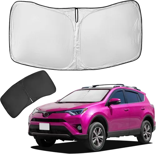 Miniatura 40 de para Dodge RAM 1500 2019-2024 2025 2026 Parasol Parasol para Parabrisas Cubierta - 4 Capas Parasol para Ventana Delantera para RAM1500 2Puertas