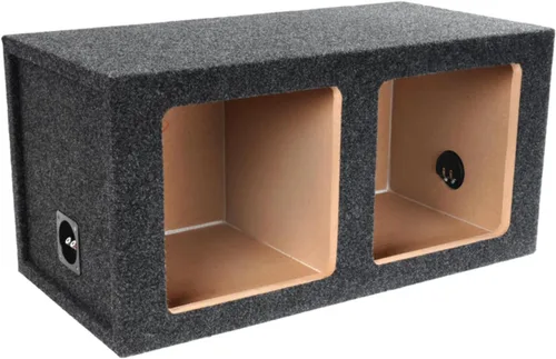Miniatura 9 de Atrend Caja de altavoz de subwoofer SPL con ventilación única de 10 pulgadas - Caja de subwoofer diseñada y diseñada para subwoofers Kicker