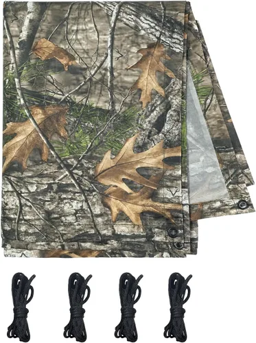 Miniatura 11 de Heavy Duty 4 Mil Tarp Cover Waterproof UV Resistant Tarpaulin Used for Outdoor, Hunting, Camping, Backpacking, Canopy Tent, Ground Tarp, Cover Boat