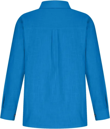 Miniatura 137 de SMIDOW Camisa de algodón y lino con botones para mujer