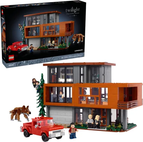 LEGO Ideas Twilight The Cullen House - Juego de colección para adultos a partir de 18 años - Manualidades de fantasía DIY para amantes de los libros