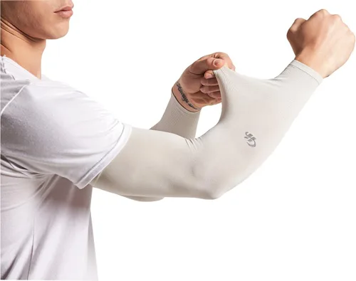 Miniatura 4 de HOPESHINE Mangas de compresión de enfriamiento UPF50+ con protección UV para hombres y mujeres, ciclismo, conducción, cubierta de tatuaje al aire 3
