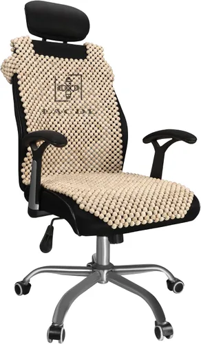 Miniatura 2 de LACDL Fundas de asiento de automóvil con cuentas para automóviles, funda de asiento de cuentas de enfriamiento para camiones y SUV, almohadilla