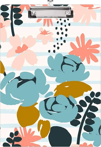 Portapapeles de moda, portapapeles de madera decorativos tamaño A4 para profesores, enfermeras, médicos, estudiantes y niños, diseño lindo para