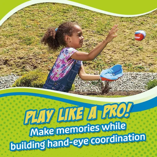 Miniatura 6 de Toysmith Get Outside go! Super Sport juego de guantes y bola fácil de atrapar
