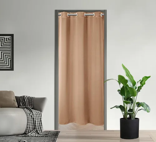 Miniatura 39 de PI Cortinas opacas para dormitorio, tratamiento de ventana con aislamiento térmico de anillo superior, cortinas oscurecedoras de habitación