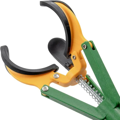Miniatura 2 de Zenport ZL6146B Cosechadora y recogedora telescópica de frutas de largo alcance, extensión de 10 pies, gris