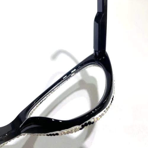Miniatura 7 de willochra Elegantes gafas de lectura con diamantes de imitación de ojo de gato para mujer, diseño de diamantes de moda, gafas de luz azul