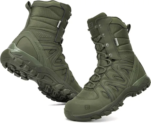 Miniatura 2 de XPETI X-FORCE Botas tácticas impermeables de 8 pulgadas Verde