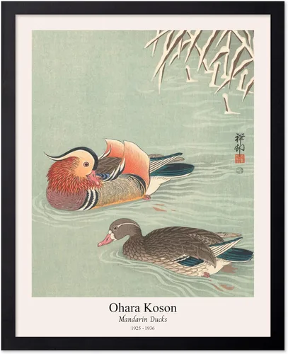 Miniatura 59 de Poster Master Vintage Ohara Koson Poster - Retro Blooming Lotus Flowers Print - Japanese Art - Flower Illustration - Aesthetic Design - Floral