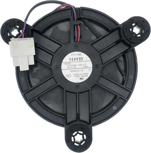 12038GE-12M-YT Motor de ventilador de refrigeración para refrigerador compatible con refrigerador Haier, ventilador de refrigeración de refrigerador