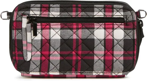 Miniatura 4 de Bolso cruzado todo en uno de algodón para mujer con protección RFID