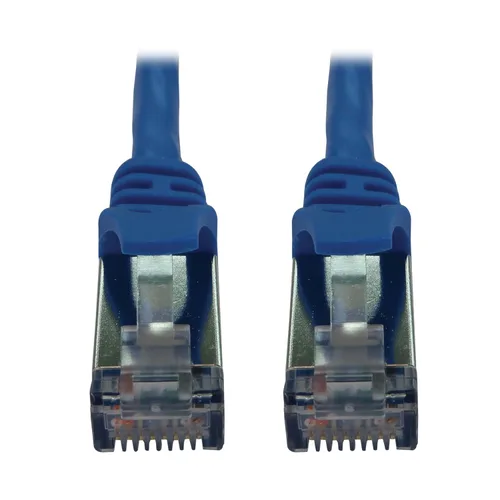 Miniatura 45 de Tripp Lite Cable Ethernet Cat6a 10G, cable de conexión de red STP moldeado sin enganches (RJ45 M/M), negro, 35 pies/34.8 ft, garantía