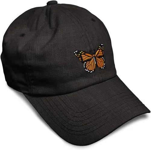Miniatura 16 de Gorra de béisbol suave con diseño de mariposa monarca, con insectos, bordado de mariposa, de algodón, para hombres y mujeres