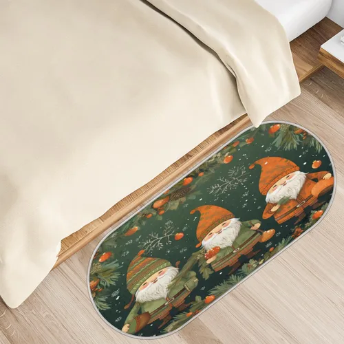 Miniatura 34 de cfpolar Alfombras de baño antideslizantes de girasoles blancos con margaritas blancas, tapete de baño de microfibra absorbente, lavable a máquina