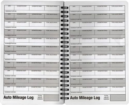 Miniatura 5 de Cuaderno de millas y gastos automáticos – Registro de kilometraje del vehículo, libro de registro de millas para rastrear más de 400 viajes