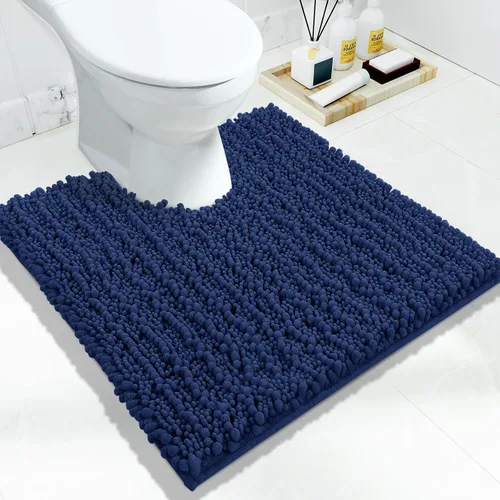 Miniatura 98 de Yimobra Alfombras de Baño Antideslizantes Lavables - Alfombra de Baño de Chenilla Ultra Suave Absorbente, Alfombra Peluda de Secado Rápido para Negro