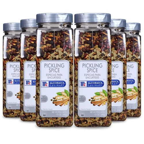 Miniatura 9 de McCormick Culinary Especias para Encurtir, 3.75 libras – Un recipiente de 3.75 libras de especias para encurtir a granel, ideal para condimentar