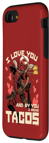 Miniatura 39 de Marvel Deadpool I Love You and by You I Mean Tacos - Carcasa para iPhone 17
