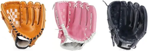 Miniatura 7 de Juego de béisbol – Bate de aleación de aluminio de 25 pulgadas, guante de PVC de 10.5 pulgadas, pelota – Kit para jóvenes Negro