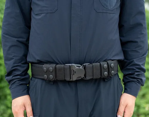 Miniatura 5 de TACNEX Cinturón de pistola de 2 pulgadas con cinturón interior de liberación rápida de 4 protectores con cierre de gancho de metal para bolsas