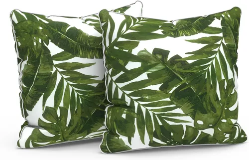 Miniatura 29 de LVTXIII Juego de 2 almohadas lumbares para patio, 12 x 20 pulgadas, resistentes a la decoloración, para exteriores con interiores, cojines lumbares