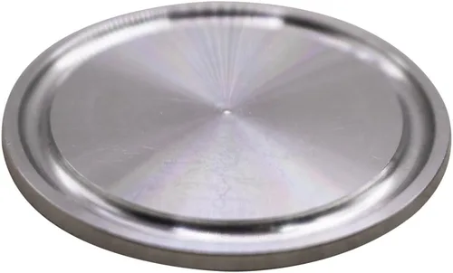 Miniatura 2 de DERNORD Tapón sanitario con ajuste para triple abrazadera con brida de casquillo de acero inoxidable 304 (tubo OD de 1.5" (38mm))