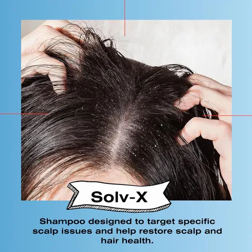 Miniatura 2 de Mediceuticals Solv-X Shampoo - Para cabello graso y cuero cabelludo - Champú para el acné del cuero cabelludo para hombres, mujeres y adolescentes