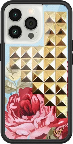 Miniatura 25 de Fundas Wildflower - Compatibles con Apple iPhone 13 Pro Protector de goma negro, certificado de prueba de caída de 4 pies, propiedad de mujeres