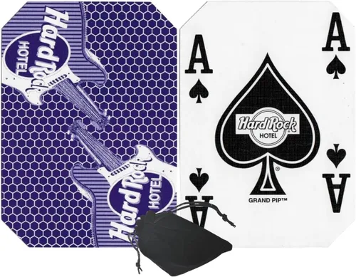 Miniatura 11 de Cyber-Deals Authentic Las Vegas Casino Table-Played Playing Cards – 52 Cards Each, No Jokers – Variety of Casinos & Colors Aliante - White/Blue