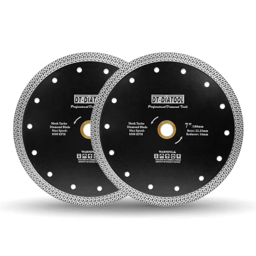 Miniatura 18 de DT-DIATOOL Hoja de granito de diamante de 4 pulgadas para azulejos de porcelana de mármol, disco de corte de diamante de cerámica con segmentos