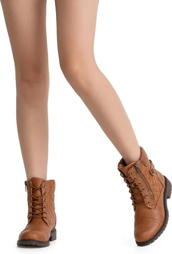 Miniatura 2 de Vepose Botines con estilo de combate, a la moda, para mujer
