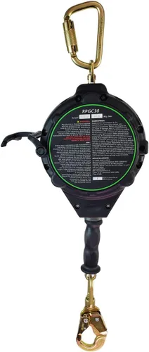 Miniatura 2 de Frontline RPGC Cable SRL de 30 pies con extremo de gancho de acero Mango de transporte ergonómico y eslogan Alta resistencia, resistente a