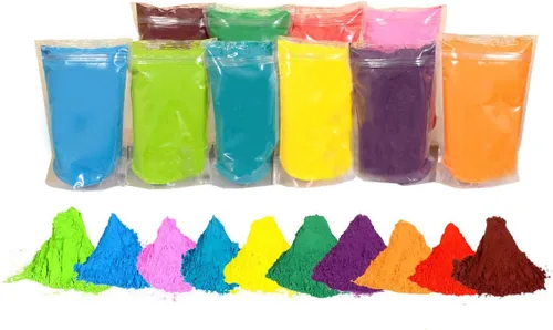 Color Marathon - Paquete de 10 unidades de 2.47 oz x 10 colores – Polvo de color Holi de calidad premium para correr de color, guerra de color,