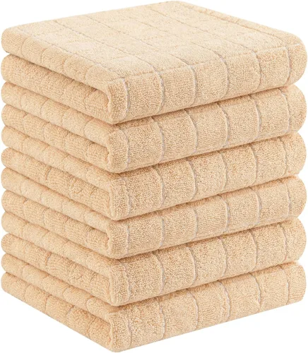 Miniatura 81 de Homaxy Paños de cocina 100% algodón de felpa, toallas de cocina ultra suaves y absorbentes para la cocina, adecuadas para secar y lavar platos
