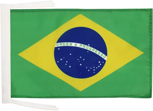 Miniatura 724 de Bandera de México AZ FLAG, 45.7 x 30.5 cm, con cordones - Pequeñas banderas mexicanas de 30 x 45 cm - Bandera de 45.7 x 30.5 cm