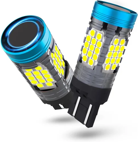 Miniatura 18 de 1157 Bombilla LED Ámbar, 2057 7528 2357A Bombilla LED de Señal de Giro con Resistencia Integrada CANBUS Libre de Errores, Bombilla Intermitente
