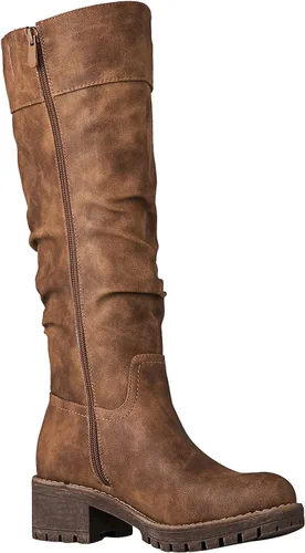 Miniatura 3 de GLOBALWIN Women's Chunky Low Heels Boots Knee High Boots For Women