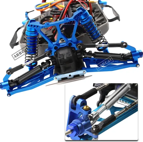 Miniatura 7 de 2 piezas de eje de transmisión trasero de acero inoxidable CVD mejoras para 1/10 Stampede VXL 4X4 2WD, Rustler VXL 4X4 2WD, Slash VXL 4X4 2WD, Hoss