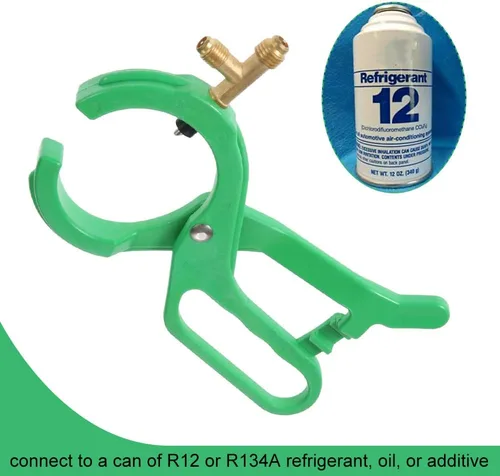 Miniatura 7 de Mtsoonig R134A - Adaptador de acoplador rápido, R134A R22 R12, AC R134A, acoplador rápido ajustable alto y bajo con R22 R12 R502 a R134A Adaptador