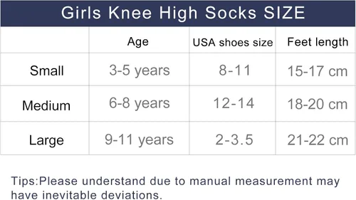 Miniatura 7 de 4 Pairs Girls Knee High Socks Cotton Knit Over Craft Thigh High Socks for Baby Toddler School Uniform