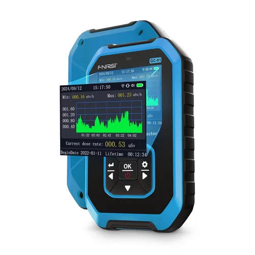 【GC-01 Mejorado】Detector de Radiación Nuclear Contador Geiger WESTOBIG, Dosímetro Personal Probador de Radiactividad de Rayos X Rayos γ Rayos β