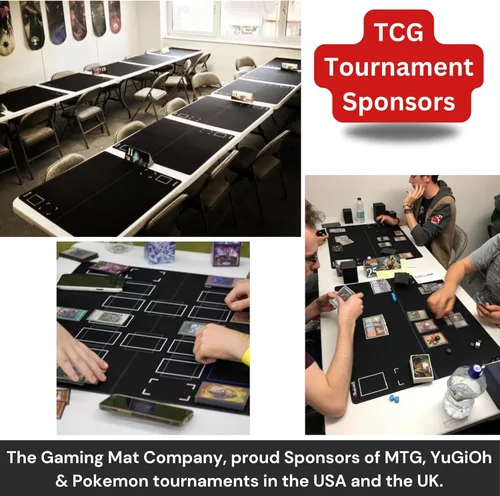 Miniatura 7 de The Gaming Mat Company Tapete de mesa de póker, dominó, puente y Mahjong, Oxblood de 33 x 33 pulgadas, tapete de juegos de cartas, tapete