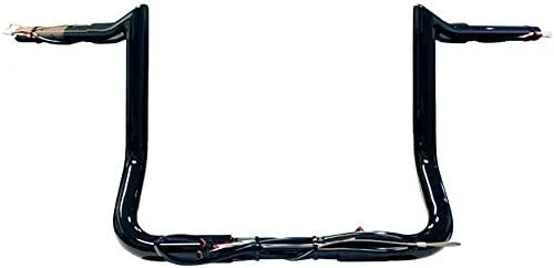 Miniatura 6 de Dominator Industries Perchas de 1 1/4 pulgadas precableadas de 12 pulgadas para barra de gancho de carne, color negro, compatibles con Negro