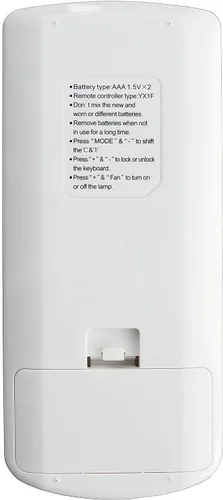 Miniatura 7 de Mando a distancia de repuesto YX1FF YX1F compatible con aire acondicionado Soleus Air Soleus GH-PAC-10E5 (pantalla tanto en Fahrenheit como Celsius)