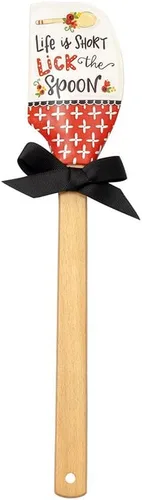 Miniatura 5 de Shannon Road Gifts - Espátula clásica de silicona para cocina, 12.5 pulgadas, disfruta de la vida Disfruta la vida
