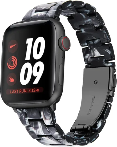 Miniatura 6 de BINLUN Compatible con las bandas de Apple Watch de 38 mm, 40 mm, 41 mm, 42 mm, 44 mm, 45 mm, 46 mm, 49 mm para mujeres y hombres, correas de reloj