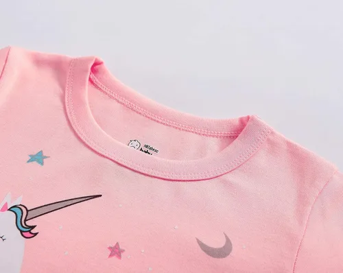 Miniatura 4 de MOGGEI Girls Pajamas Clothes Sleepwear 100% Cotton PJS for Toddlers Children Kids Unicorn
