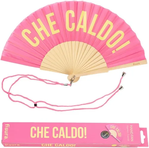 Miniatura 15 de Fisura Ventilador plegable original, mejor tarde que feo, abanicos de mano de madera para mujeres plegables - Diseño rosa y rojo para raves