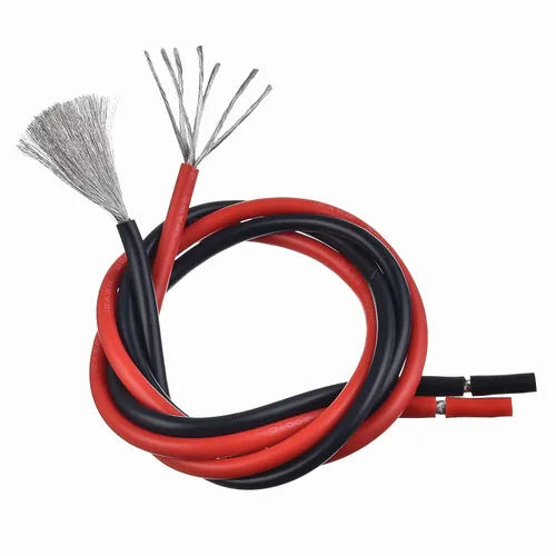 Miniatura 8 de BOJACK Alambre de silicona de calibre 10 de 10 pies rojo y 10 pies negro flexible 10 AWG alambre de cobre trenzado (paquete de 1 par)